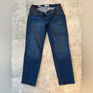 Size 29 Madewell Stovepipe Maternity Jeans